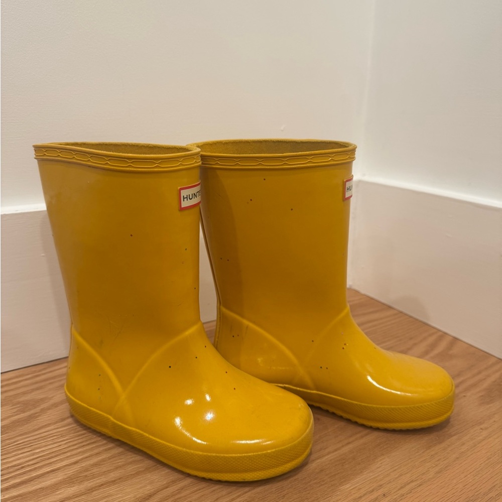 Hunter Classic Yellow Boots - YOUTH